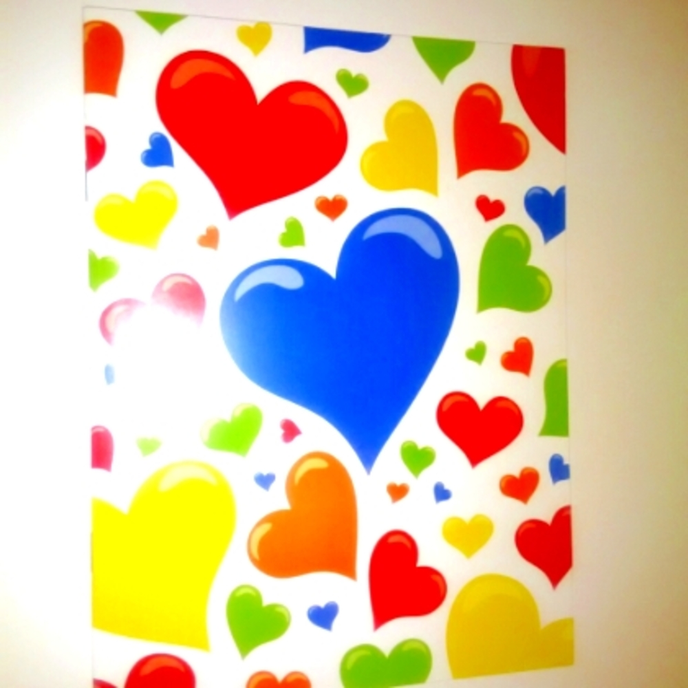 Hearts Artist Drawing Notebook